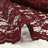 Dentelle festonnée Maud bordeaux
