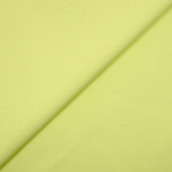 Coton fin uni vert anis