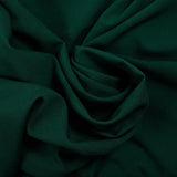 Forest green polyviscose crepe