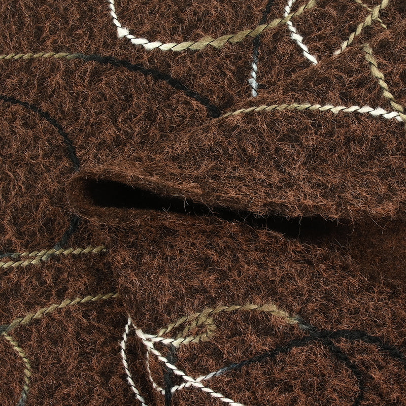 Lainage bouclette fantaisie Sophia marron