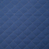 Doble gasa acolchada a doble cara azul y gris por metros