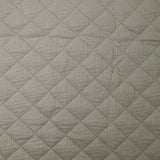 Doble gasa acolchada a doble cara azul y gris por metros