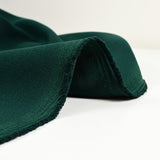 Forest green polyviscose crepe