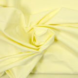 Coton uni jaune pâle