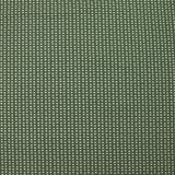 Jersey de coton imprimé sablier graphique fond vert militaire