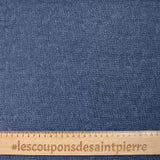 Maille imprimée jeans bleu