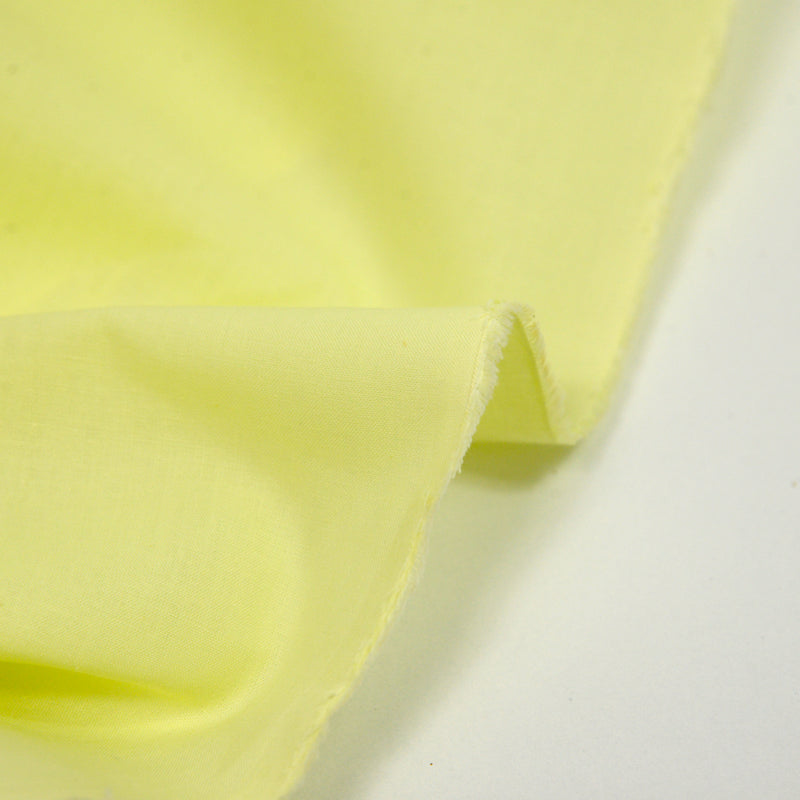 Coton fin uni vert anis