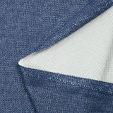 Maille imprimée jeans bleu