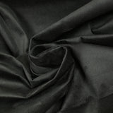 Faux daim polyester noir