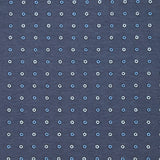 Cotton jersey printed with nuts on denim blue background