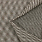 Jersey de algodón teñido a rayas marrón y gris claro