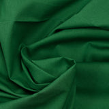 Popeline de coton vert pin