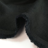 Velours de coton fines côtes noir