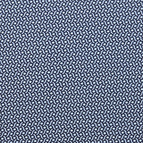 Jersey de algodón estampado armonía negro sobre fondo azul celeste