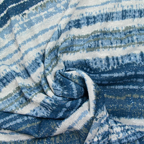 Maille irisée rivière bleu