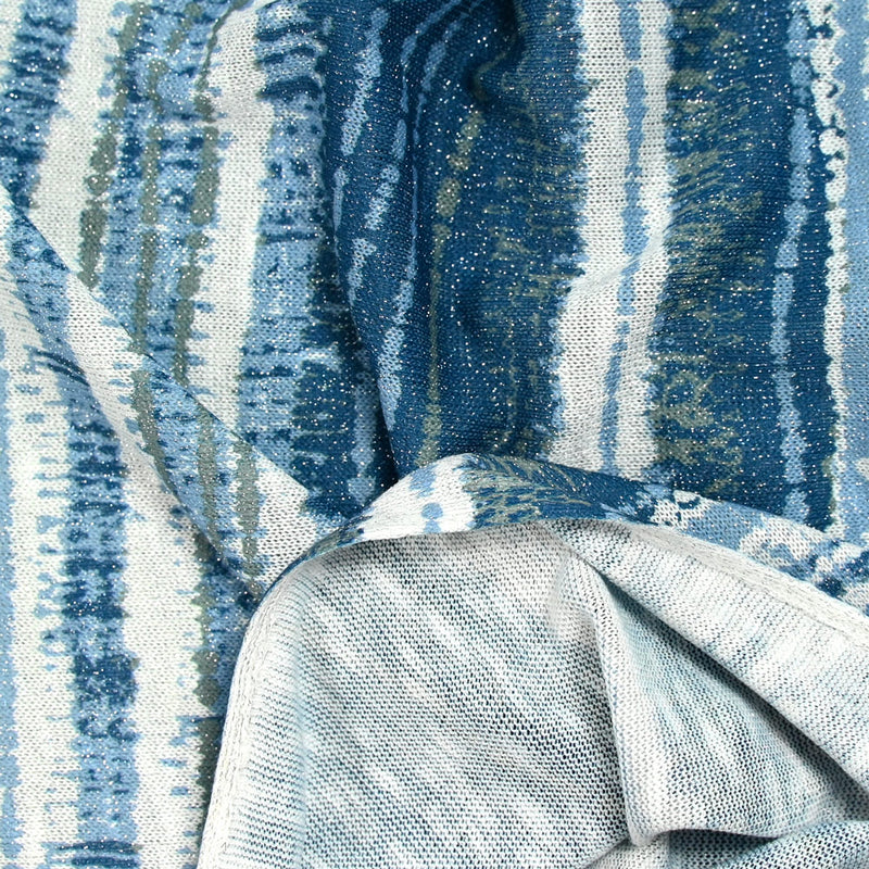 Maille irisée rivière bleu