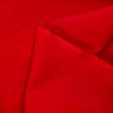 Cretonne de coton rouge