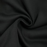 Molleton de coton noir