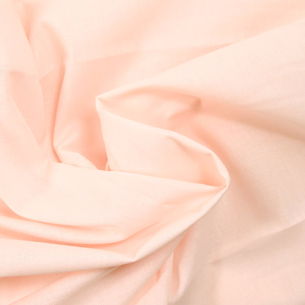 Cretonne de coton rose poudré