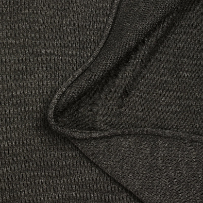 Jersey de polyester anthracite chiné