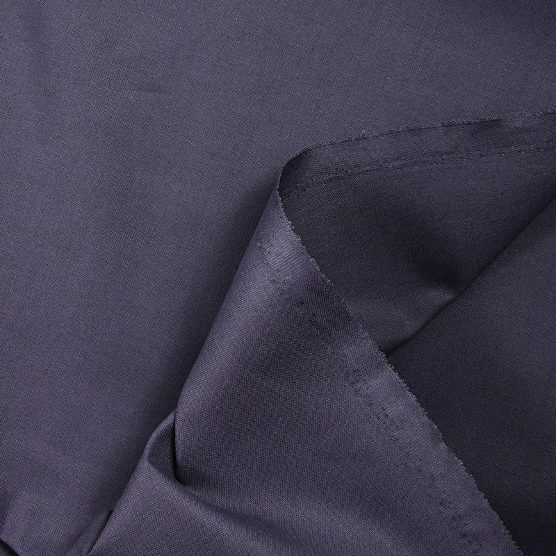 Cretonne de coton gris foncé