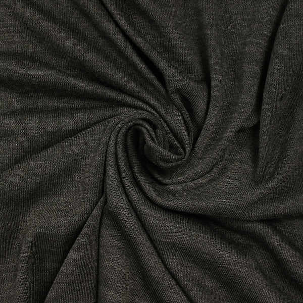 Jersey de polyester anthracite chiné