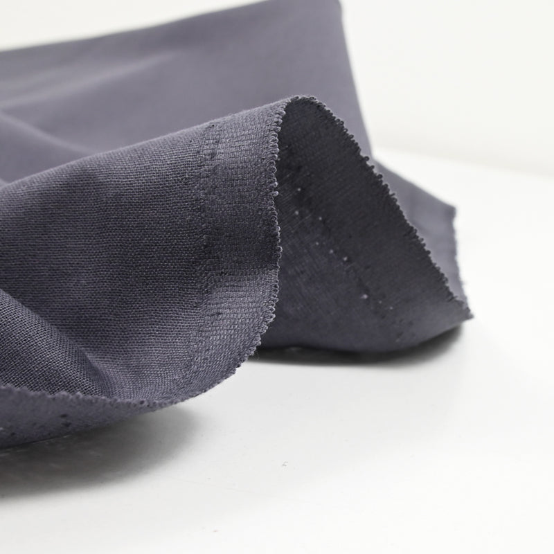 Cretonne de coton gris foncé