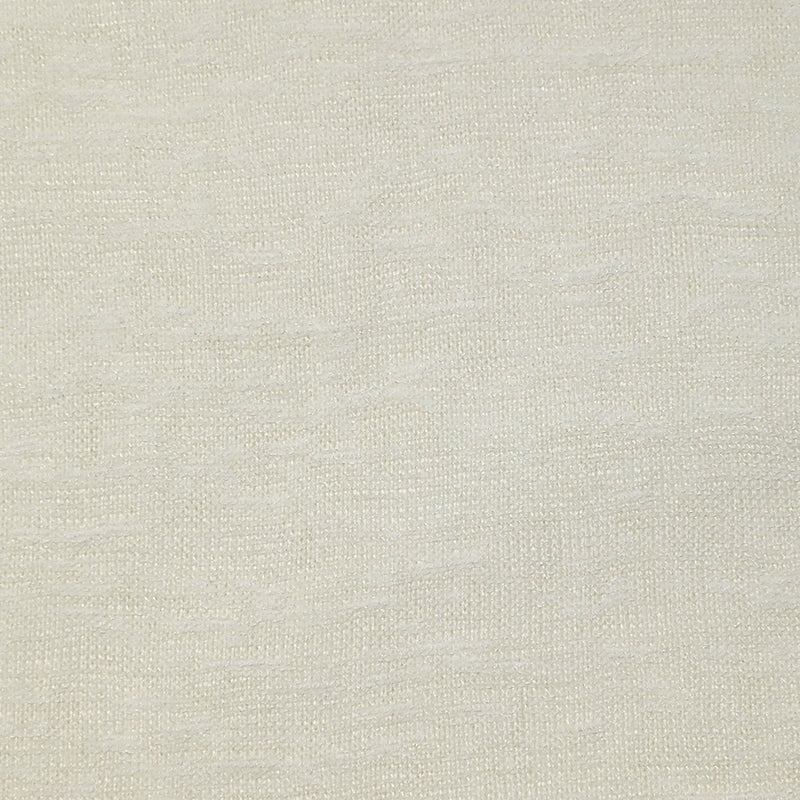 Jersey de polyviscose flammé fin blanc cassé