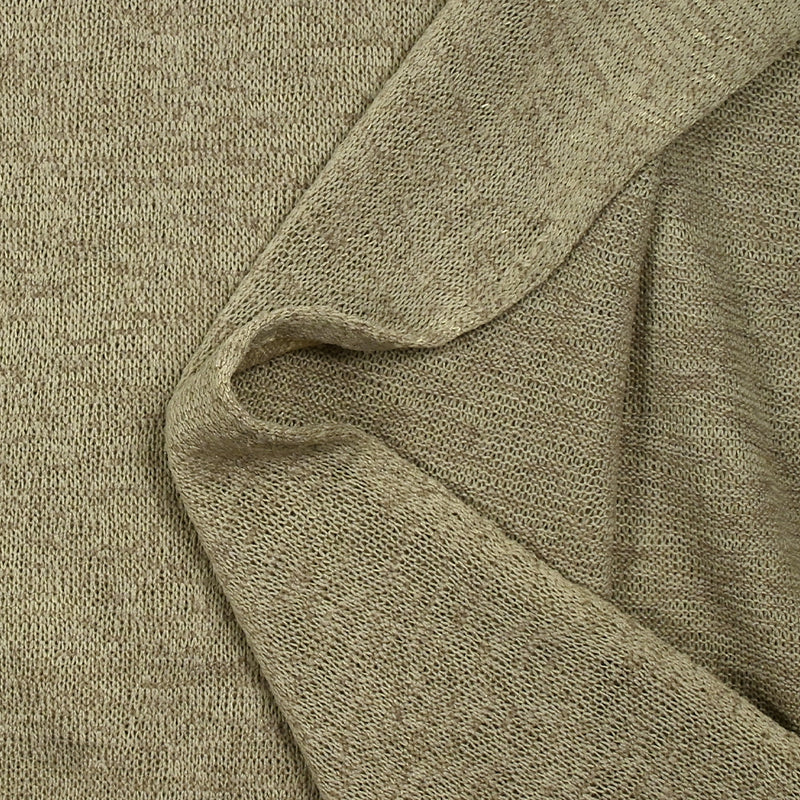 Maille fantaisie flammée sable