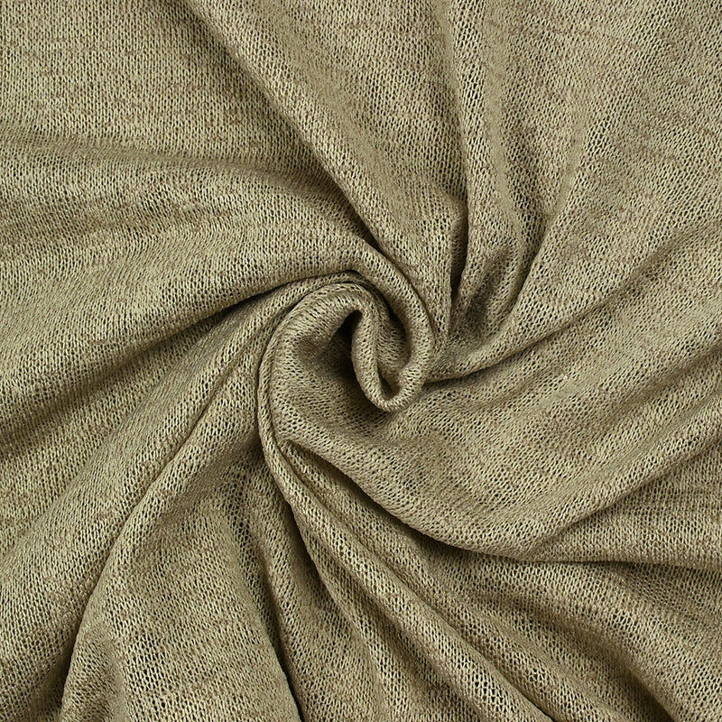 Maille fantaisie flammée sable