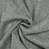 Maille polyester chinée gris clair