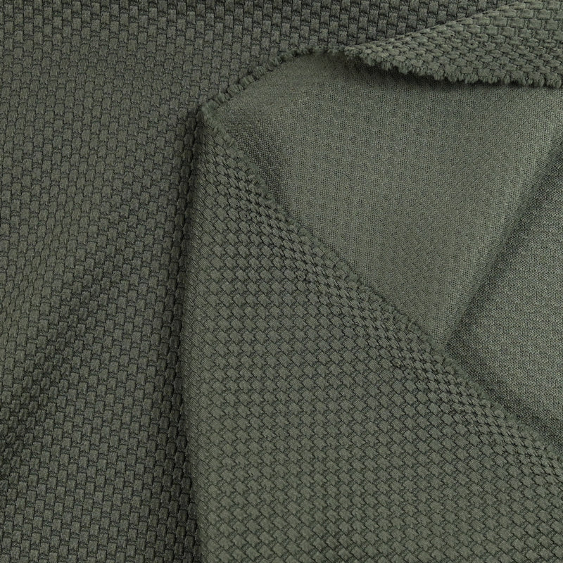 Jersey khaki honeycomb