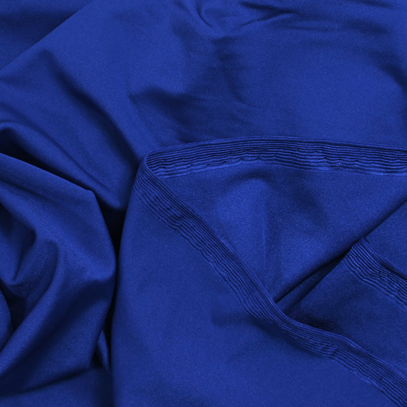 Tela de traje de baño azul cobalto