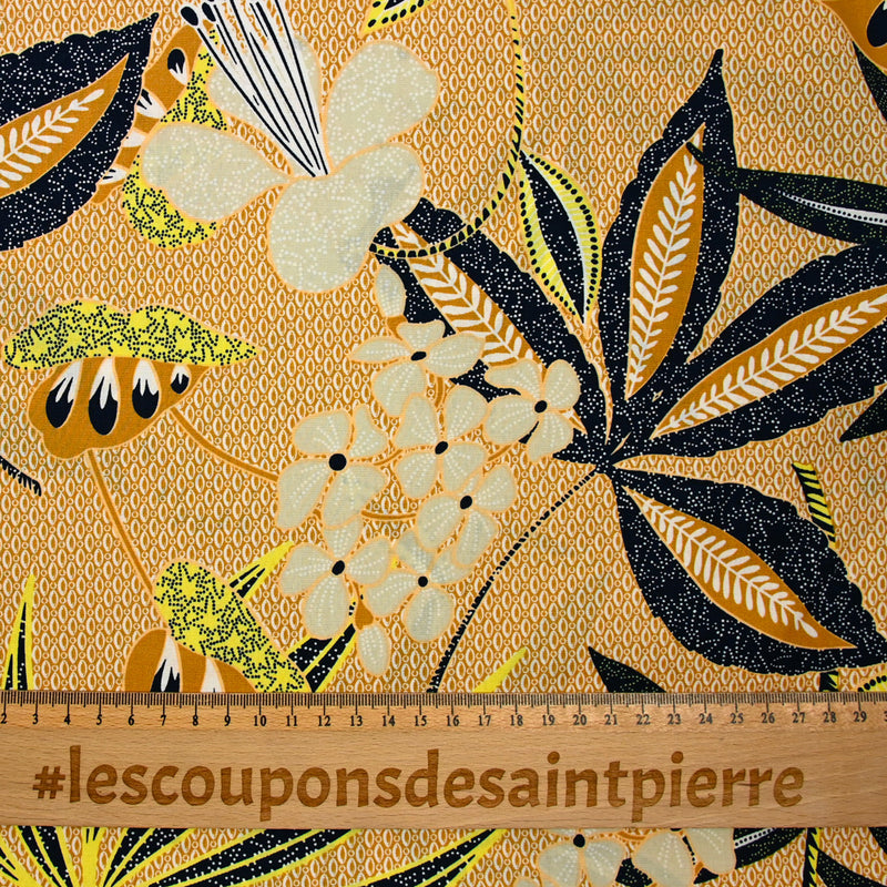 Ankara Gold and Yellow Elastane Algodón