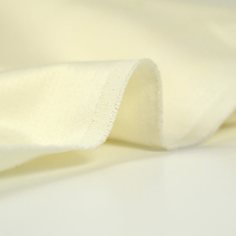 Polyester fantaisie écru