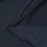 Maille de polyester fine bleu nuit