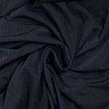 Maille de polyester fine bleu nuit
