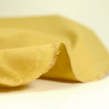 Coton et soie ocre