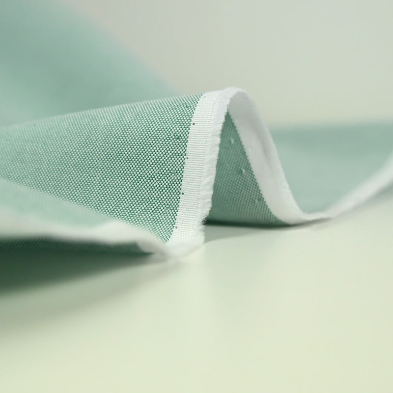 Coton oxford vert