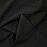 Crêpe de polyester noir