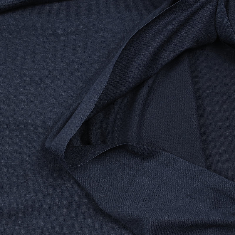 Jersey de viscose fin bleu nuit