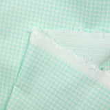 Coton imprimé à carreaux vert