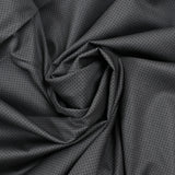 Dot printed cotton 1mm gray background
