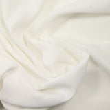 Crêpe de polyester blanc