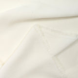Crêpe de polyester blanc