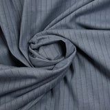 Jersey de rayas grises de 7 mm.