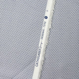 Popeline de coton imprimée écho rétro marine fond blanc