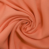 Crêpe polyester fantaisie Amely corail