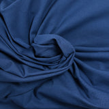 Jersey de coton bleu roi profond