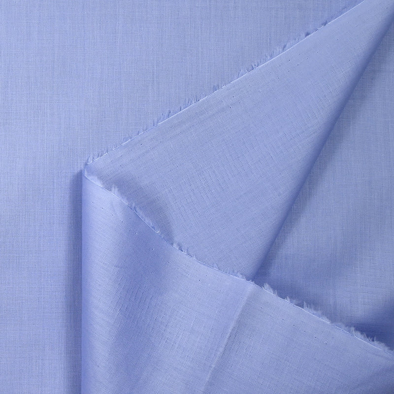 Coton uni fin bleu lavande